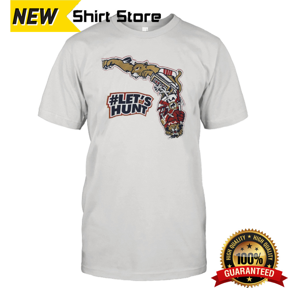 Florida Panthers let’s hunt map shirt