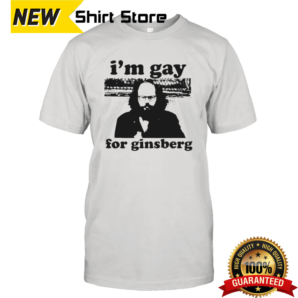 Official Alan Ginsberg I’m Gay Shirt