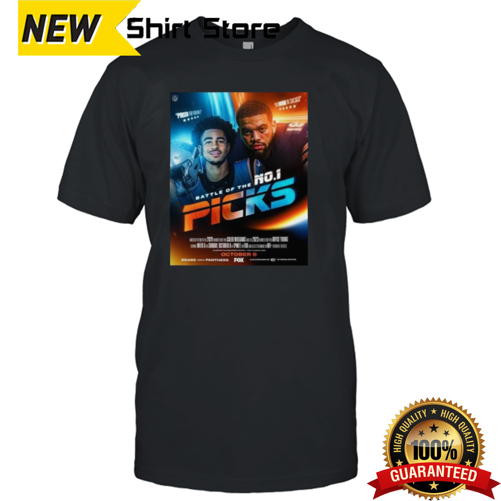 Official Chicago Bears Vs Carolina Panthers Battle Of The No.1 Picks 2024 Shirt