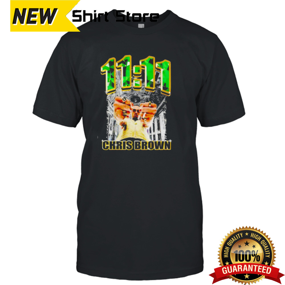 Official Chris Brown 11 11 Emerald Shirt