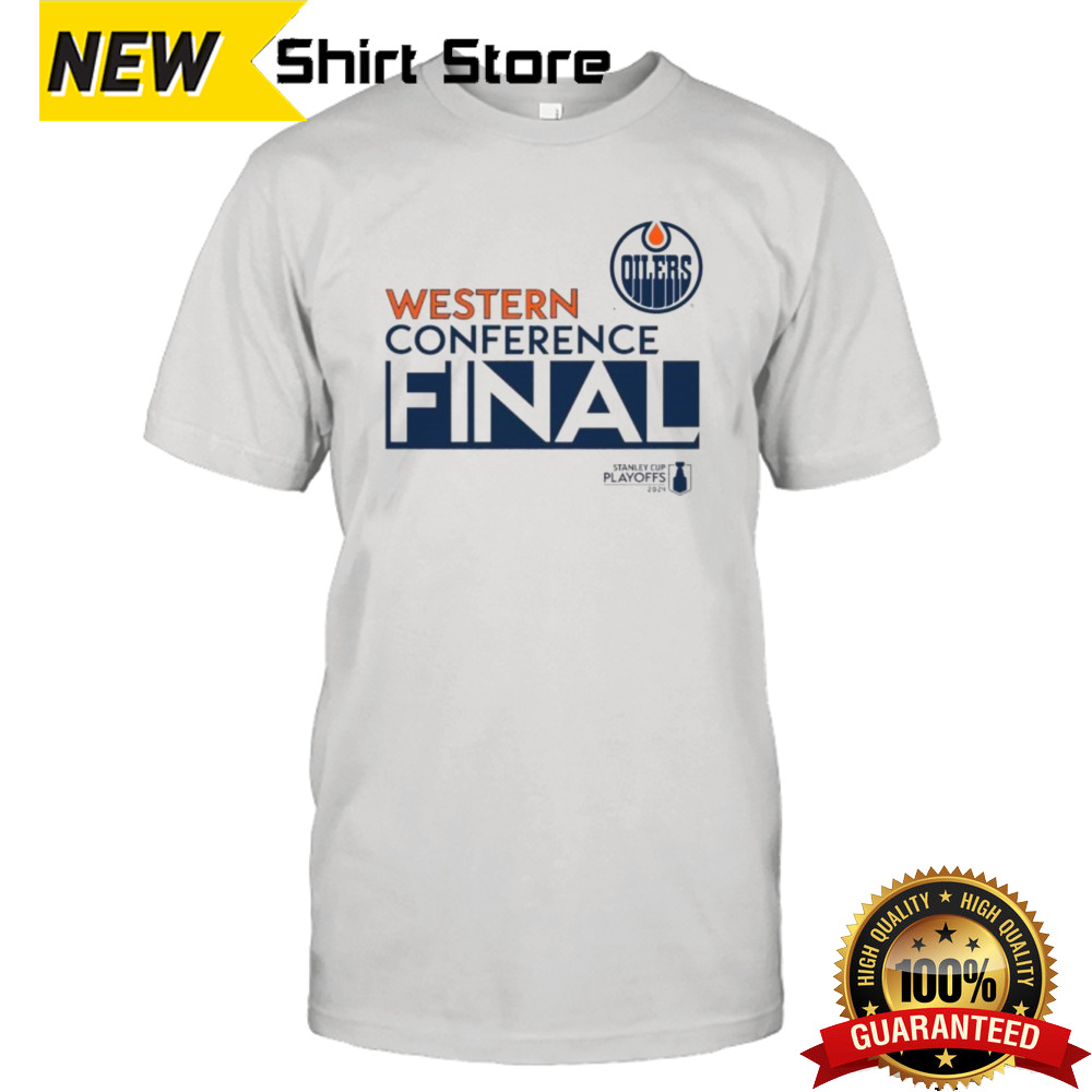 Official Edmonton Oilers 2024 Western Conference Finals Stanley Cup Playoffs Shirt