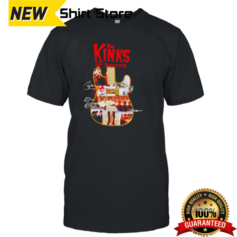 Official The Kinks 60th Anniversary Collection T-Shirt