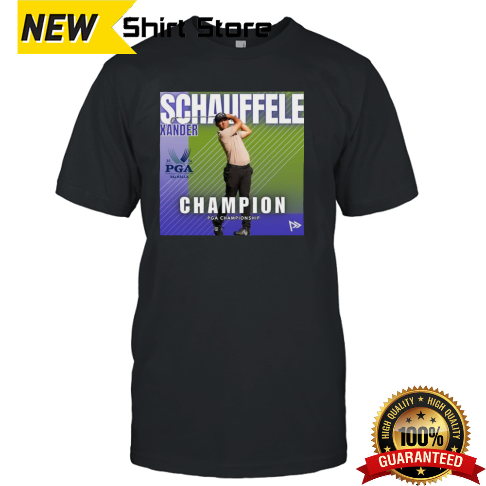 Official Xander Schauffele 2024 Champion PGA Championship Shirt