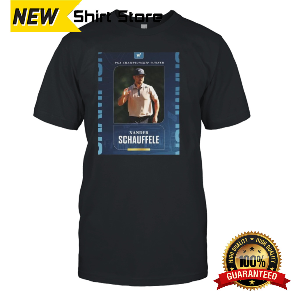 Official Xander Schauffele PGA Championship Winner Shirt