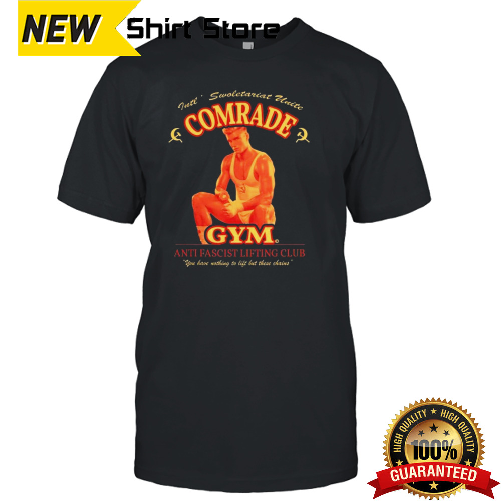 Swoletariat Comrade Gym Anti Fascist Lifting Club T-shirt