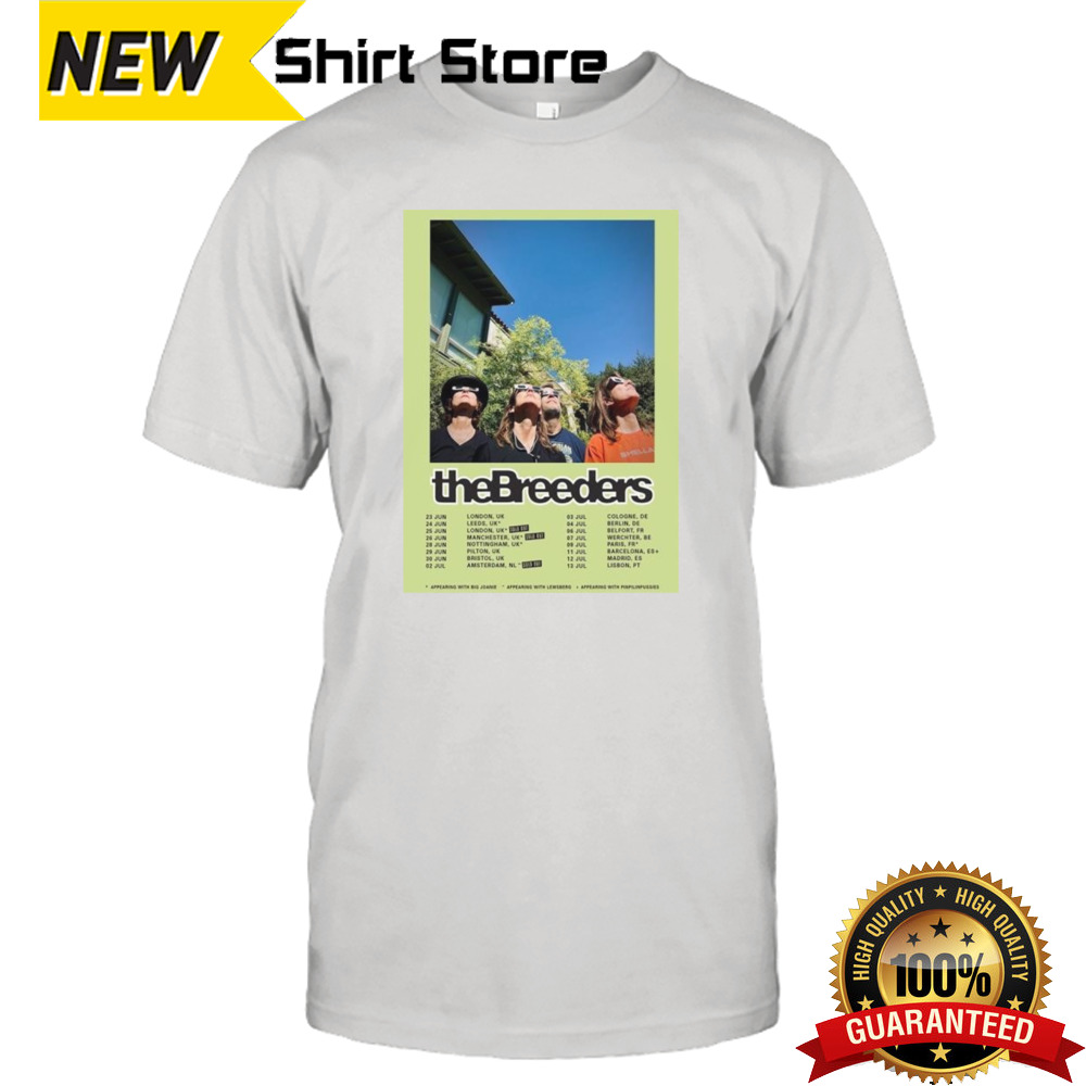 The Breeders European Tour 2024 Shirt