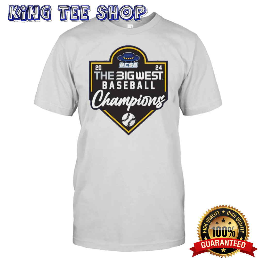 Big West Baseball UC Santa Barbara Champions 2024 shirt