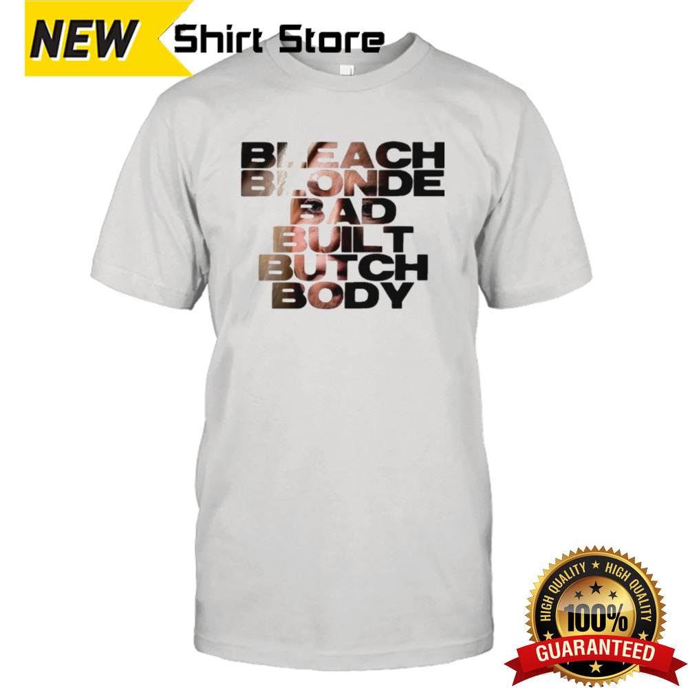 Official Bleach Blonde Bad Built Butch Body MTG T-shirt