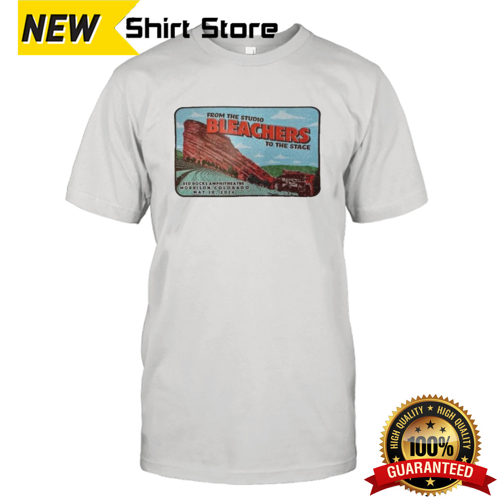 Official Bleachers May 20 2024 Red Rocks Amphitheatre Morrison CO Poster shirt