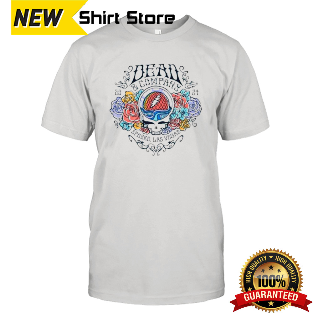 Official Dead & Company Sphere in Las Vegas, Nevada May 2024 Tee Shirt