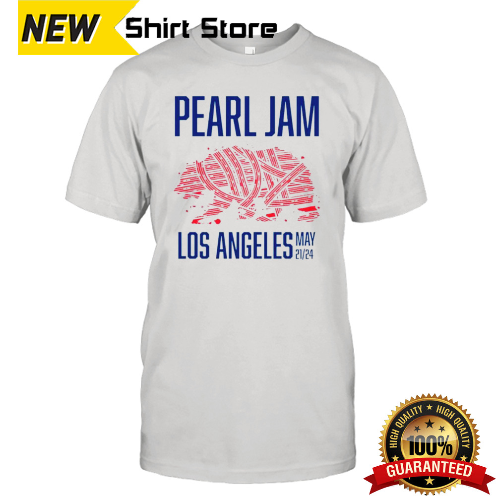 Official Pearl Jam Dark Matter World Tour Los Angeles California May 21 2024 Event Shirt