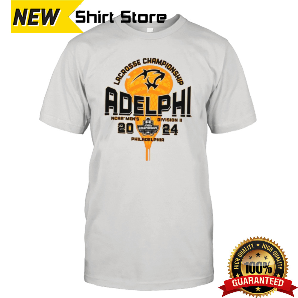 Adelphi Panthers 2024 NCAA Division II Men’s Lacrosse Championship Shirt