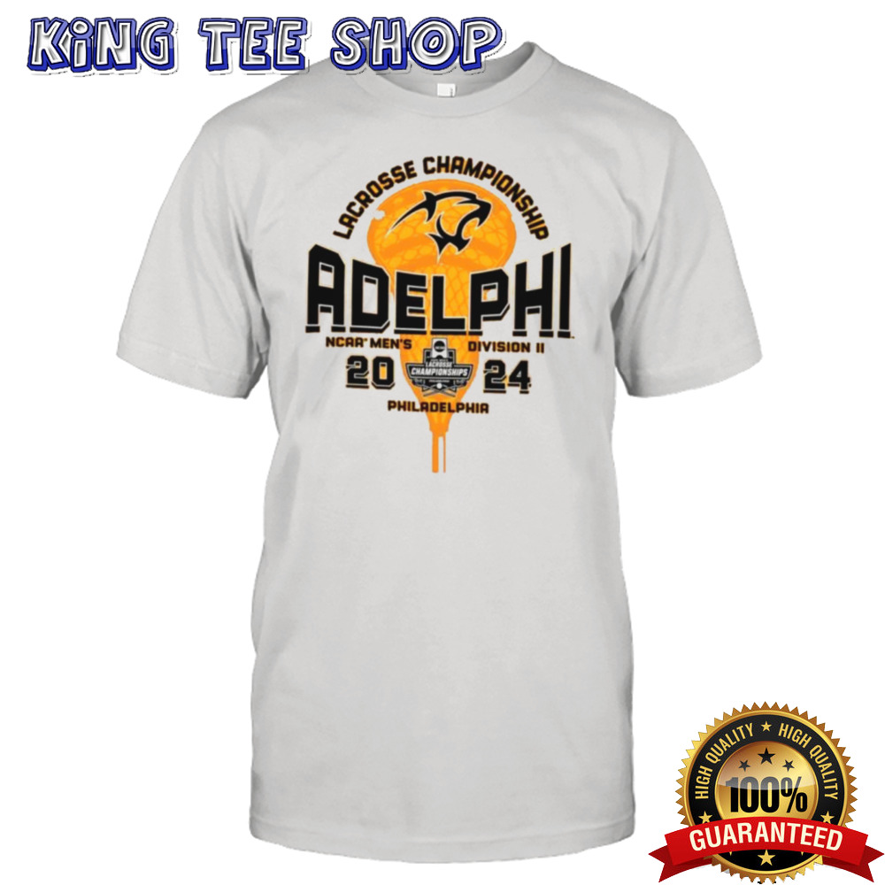 Adelphi Panthers 2024 NCAA Division II Men’s Lacrosse Championship Shirt