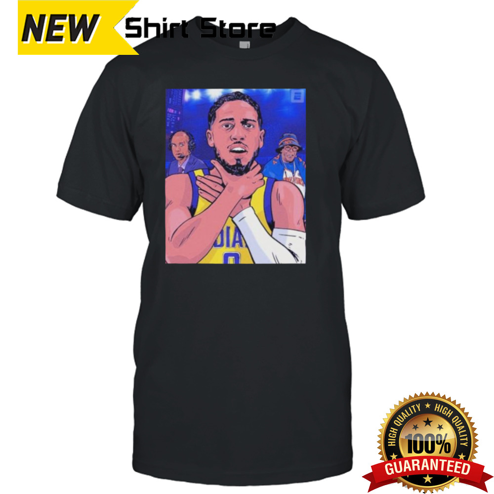 Tyrese Haliburton Choke Like Reggie Miller Tee Shirt