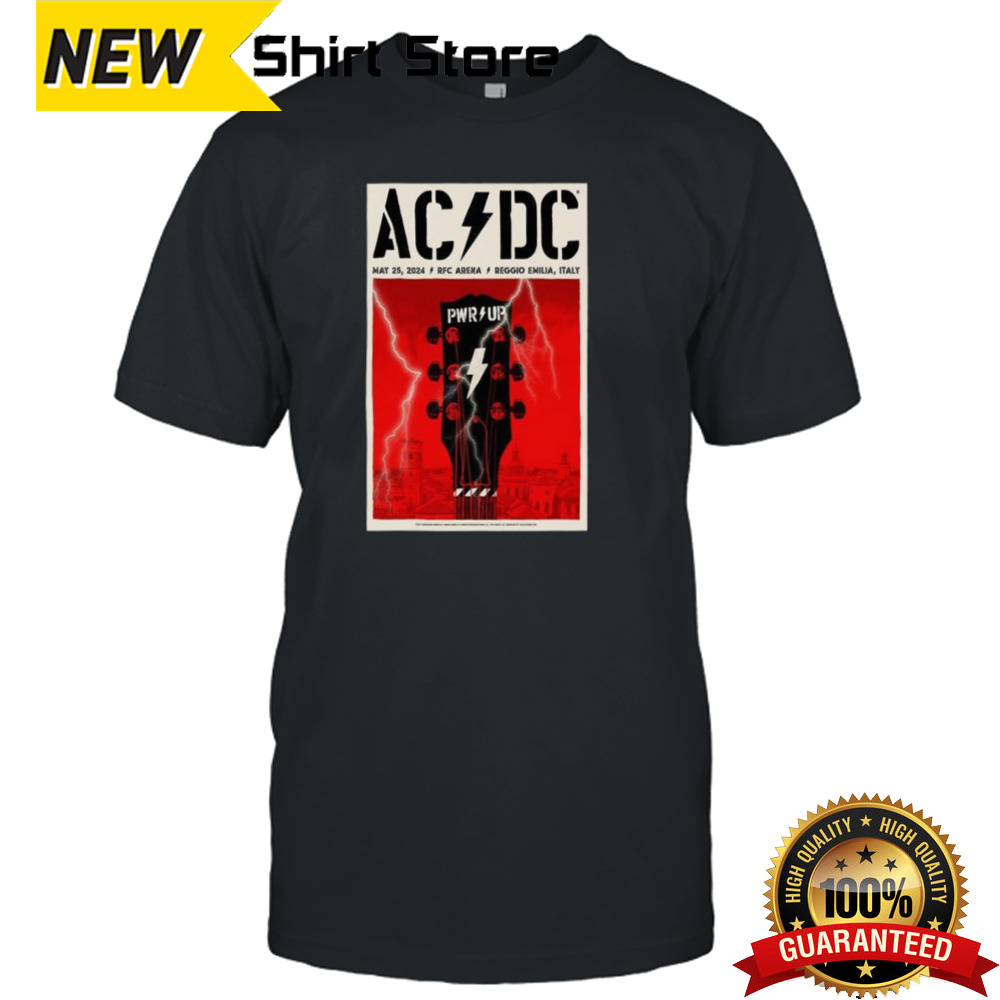 Ac Dc Rcf Arena, Reggio Emilia, Italy May 25, 2024 T-shirt