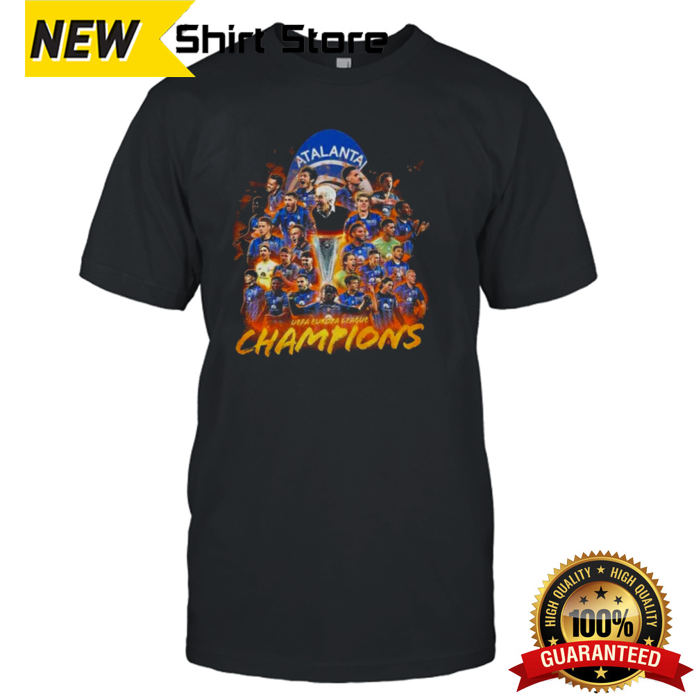 Atalanta Football Club Uefa Europa League Champions 2024 T-shirt