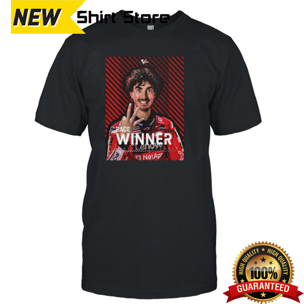 Francesco Bagnaia Winner Race MotoGP In Montmelo Barcelona 2024 shirt