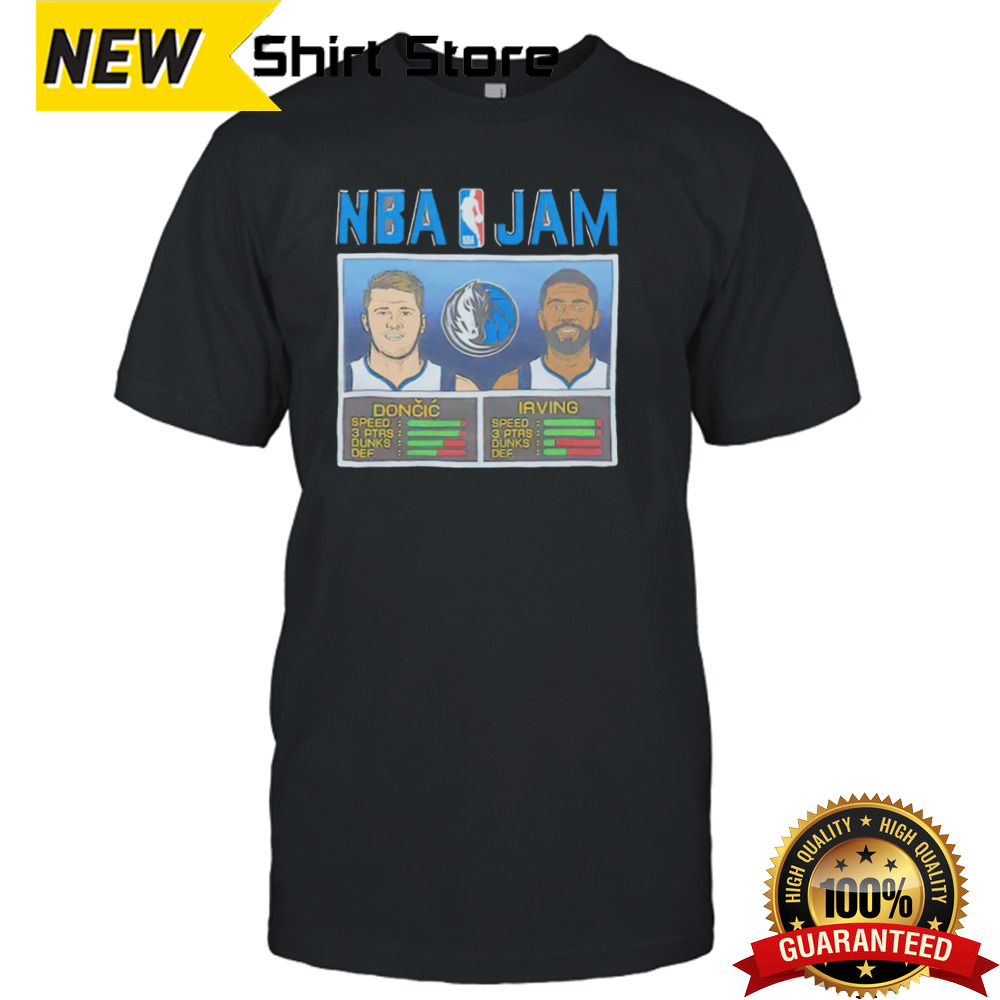 NBA Jam Luka Doncic Kyrie Irving Dallas Mavericks shirt