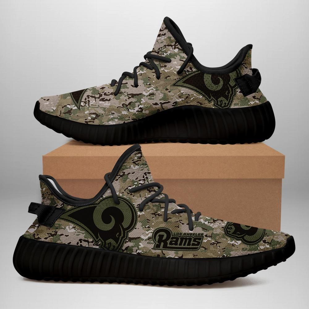 Los Angeles Rams Us Military Camouflage Unisex Sneaker Football Yeezy Shoes