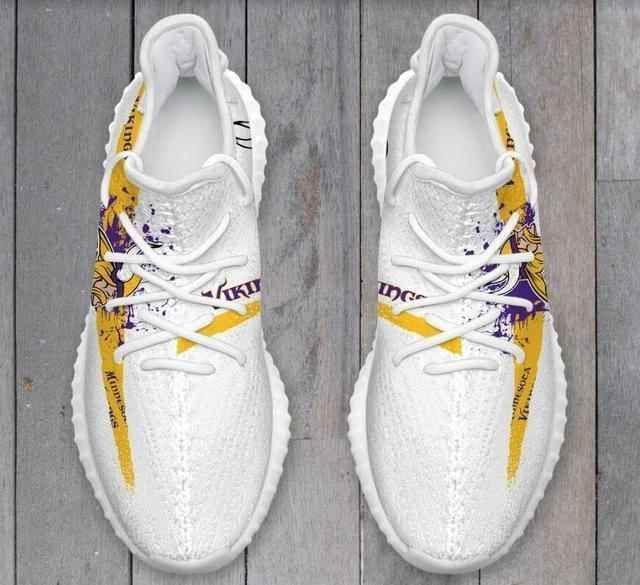 Minnesota Vikings Logo Yeezy Boost - Yeezy Shoes