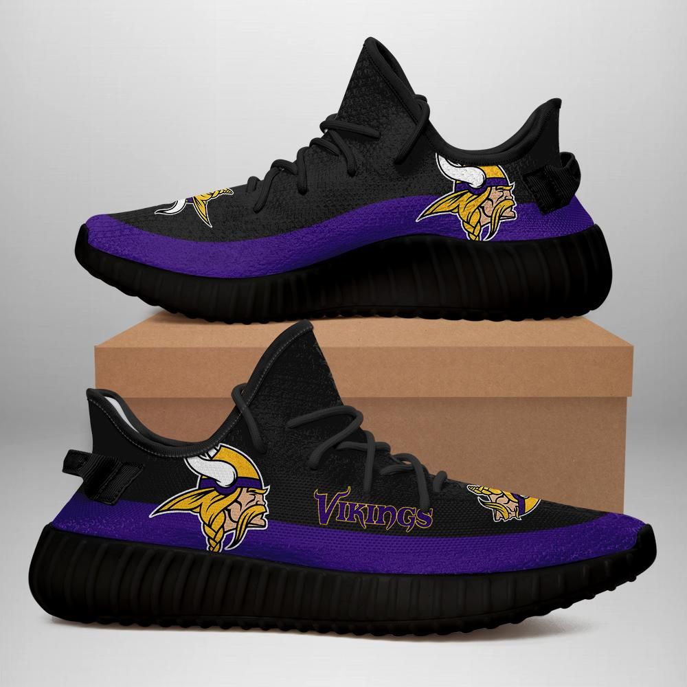 Minnesota Vikings Unisex Sneaker Football Custom Shoes Minnesota Vikings - Yeezy Shoes