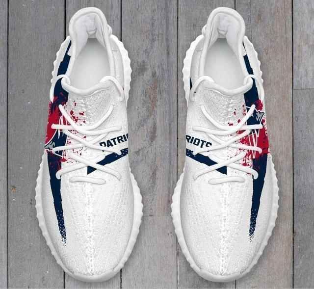 New England Patriots Boost Men Running Yeezy Boost - Yeezy Shoes