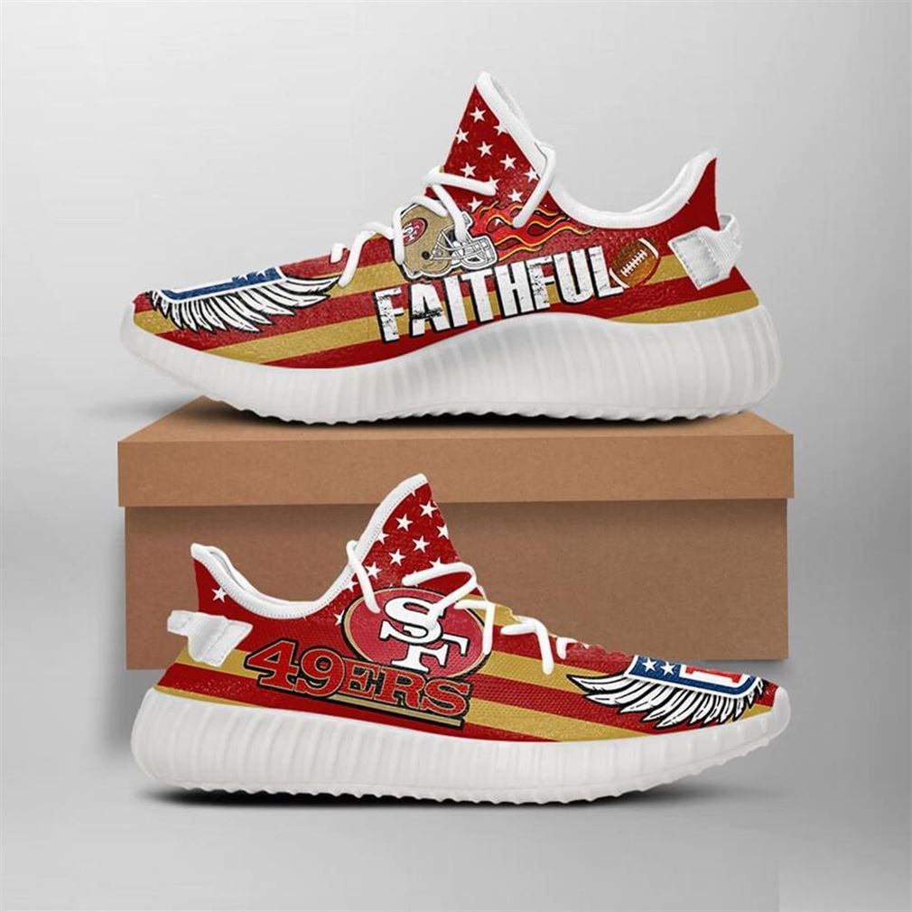 San Francisco 49Ers Yeezy Shoes Sport Sneakers - Yeezy Shoes