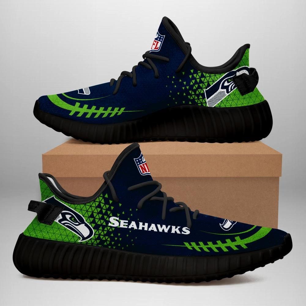 Seattle Seahawks Unisex Sneaker Football Custom Shoes Seattle Seahawks - Yeezy Shoes