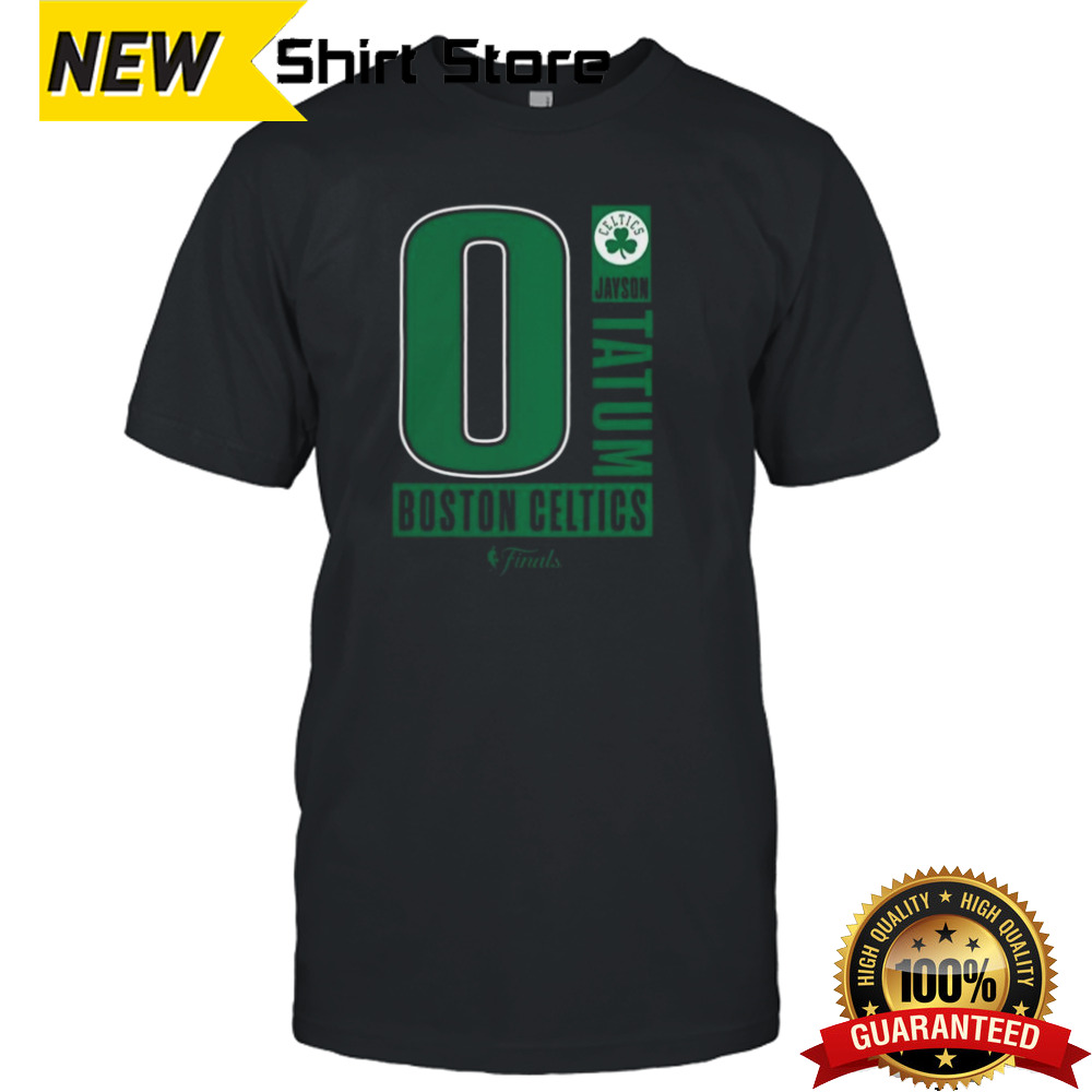 Jayson Tatum Boston Celtics 2024 NBA Finals Inbound Pass Name & Number Shirt