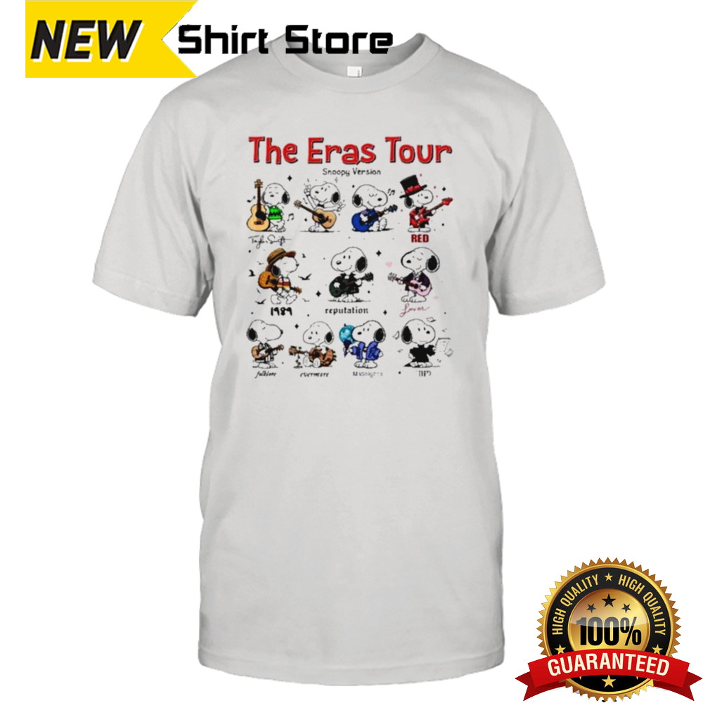 The Eras Tour Snoopy Guitar Version Shirt