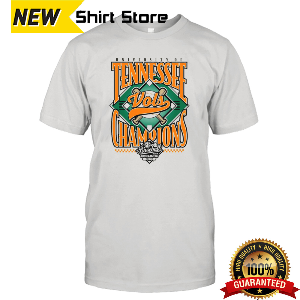 University Of Tennessee 2024 Sec Baseball Tournament Champs Vintage Shirt