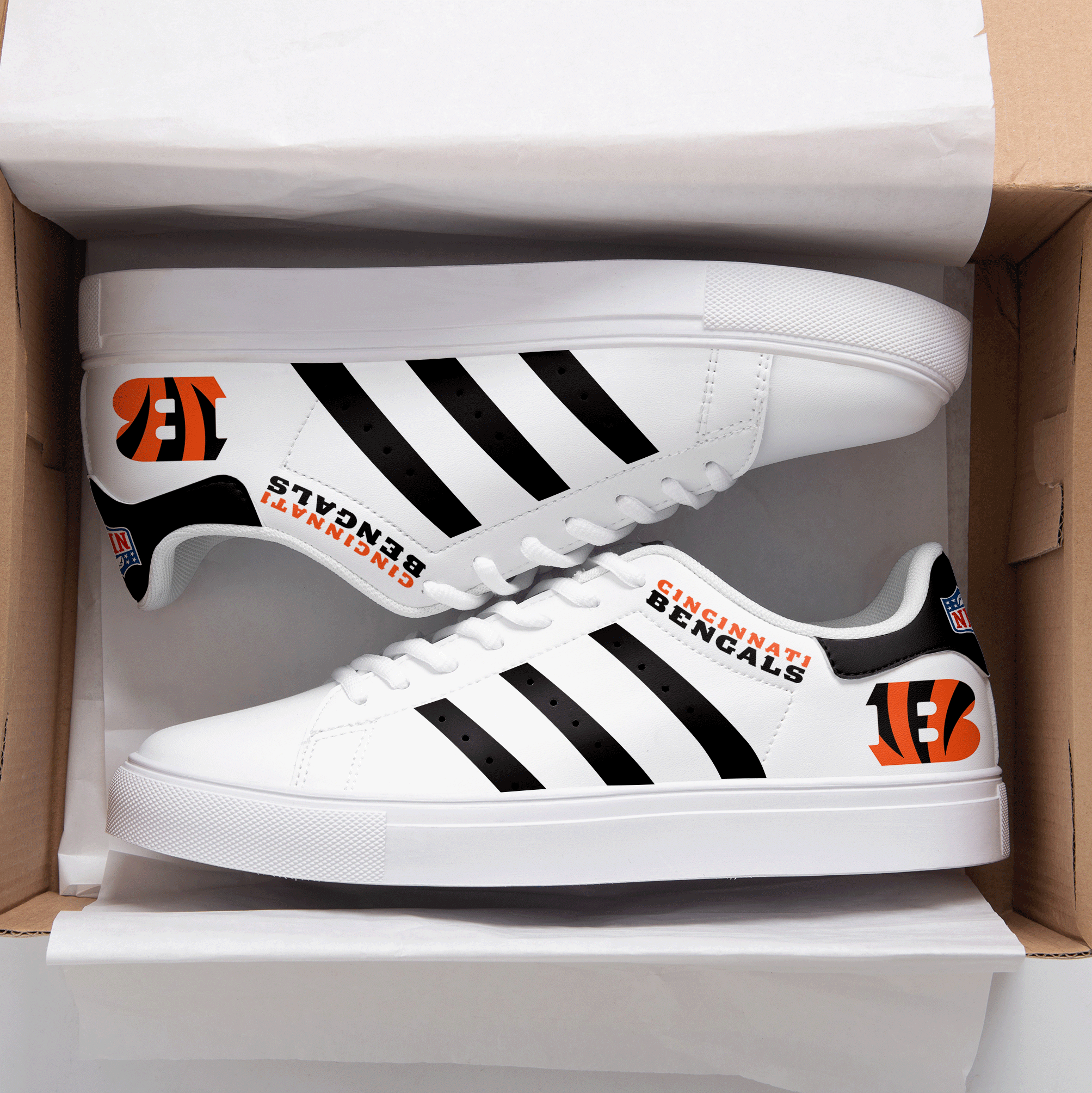 Cincinnati Bengals Stan Smith Shoes V1