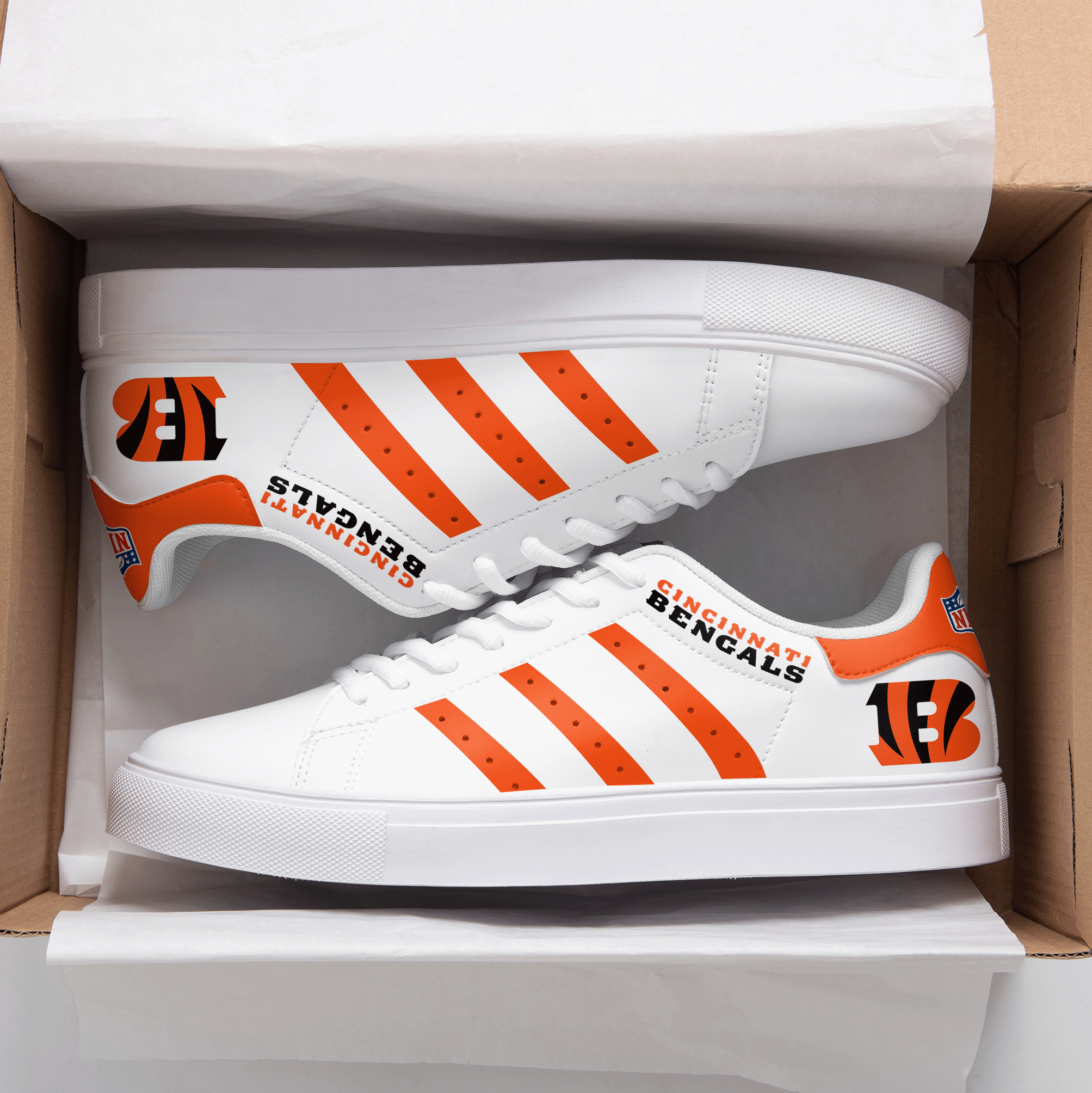 Cincinnati Bengals Stan Smith Shoes V2