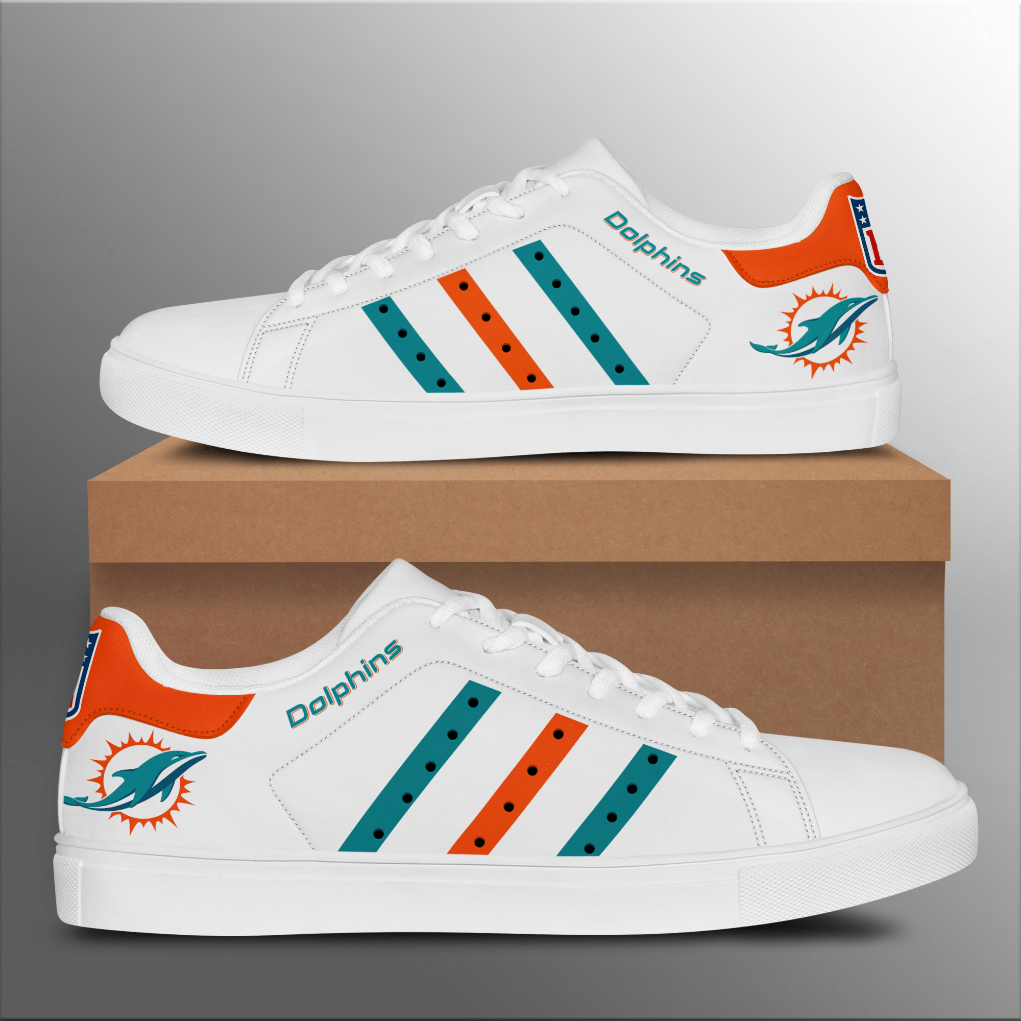 Miami Dolphins Stan Smith Shoes