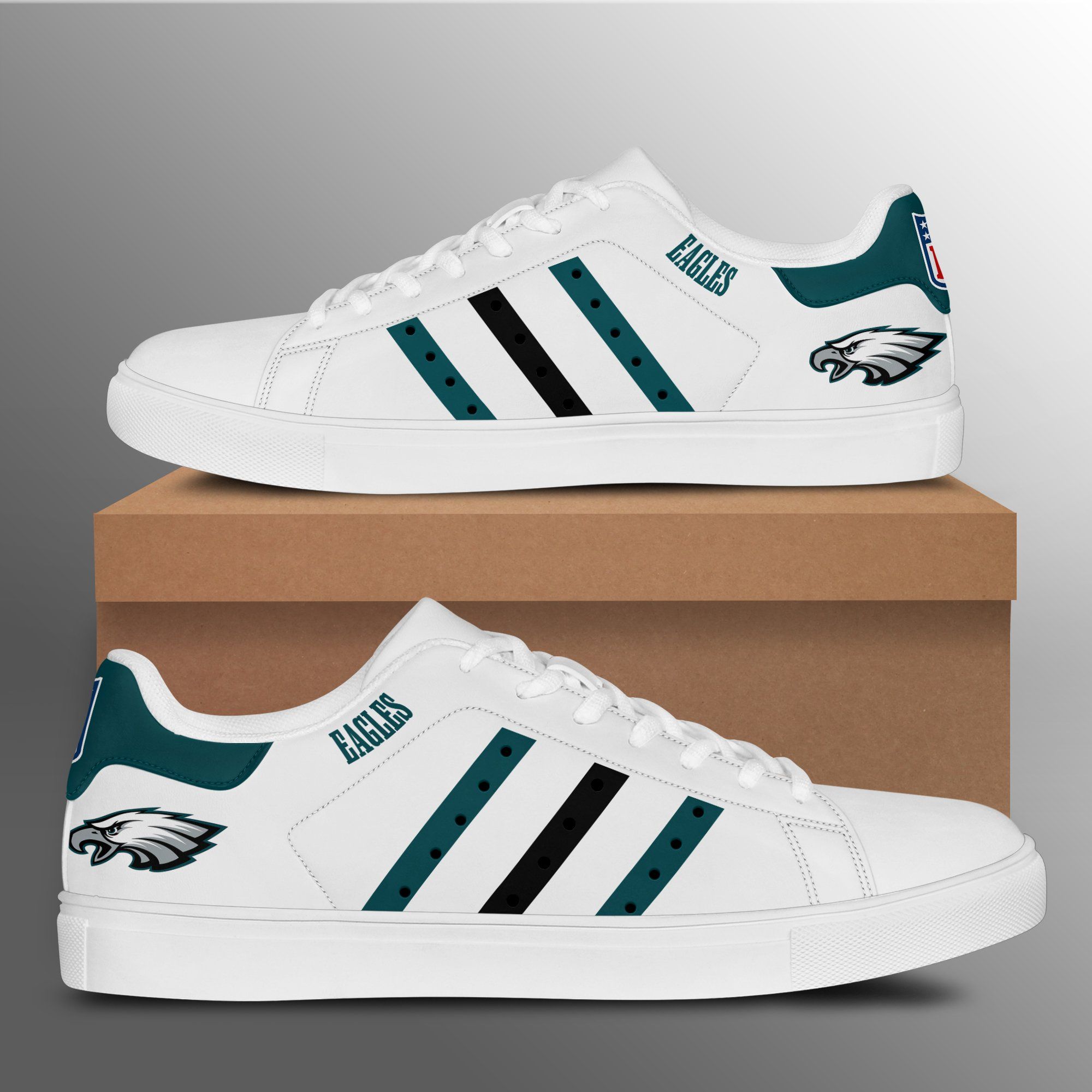 Philadelphia Eagles Stan Smith Shoes