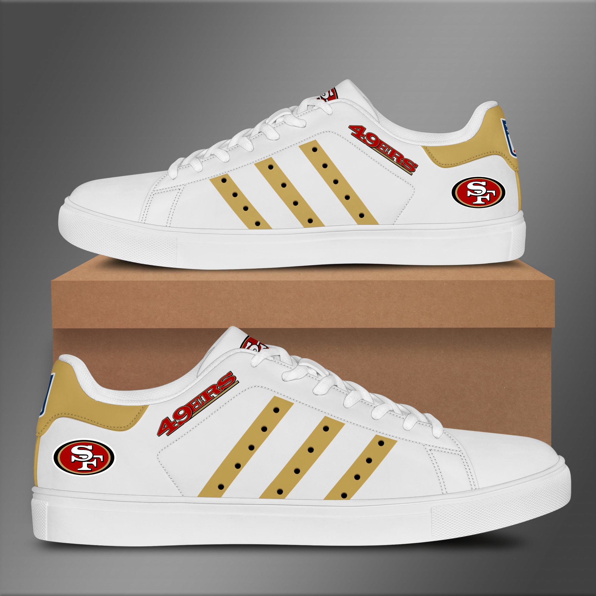 San Francisco 49Ers Stan Smith Shoes V2