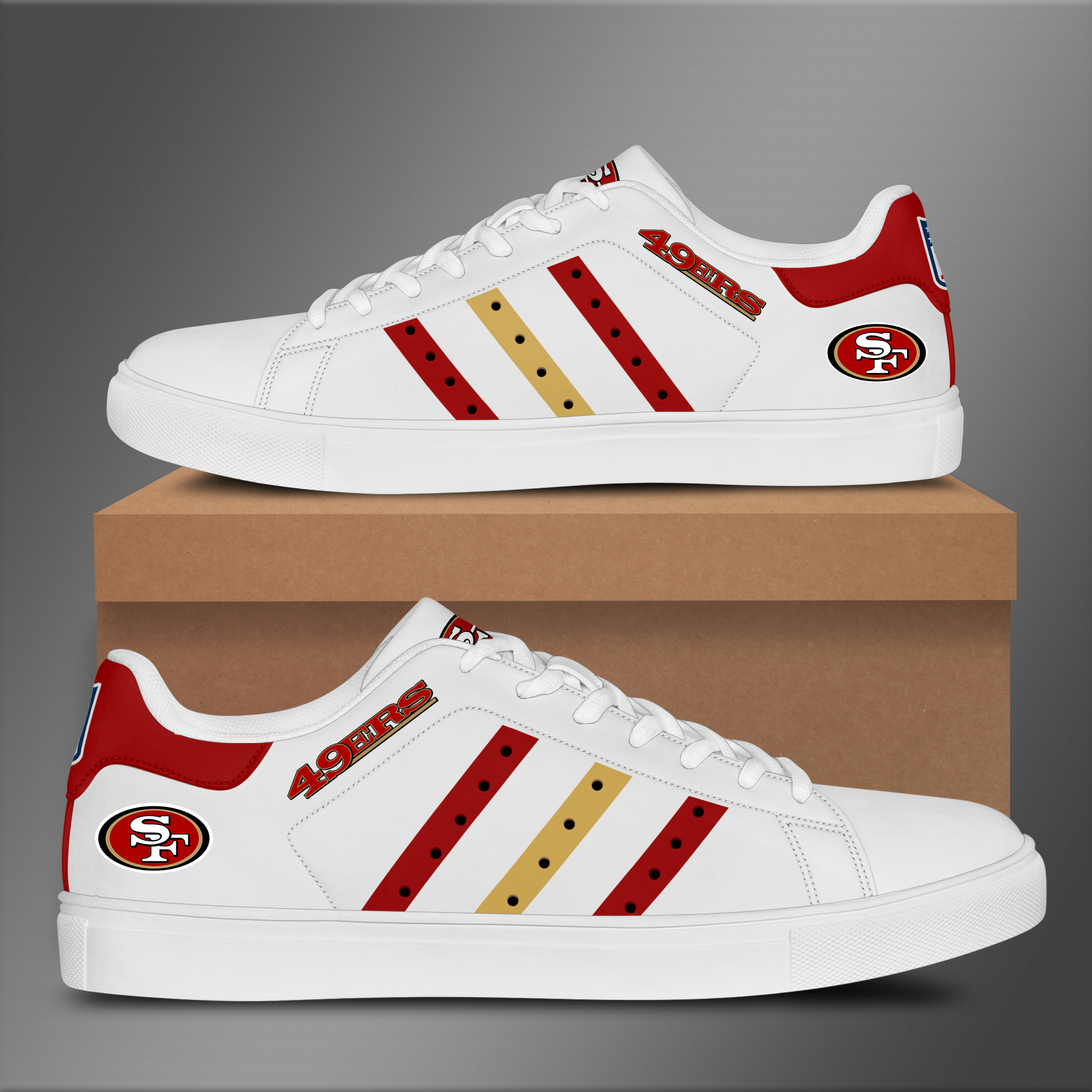 San Francisco 49Ers Stan Smith Shoes V3