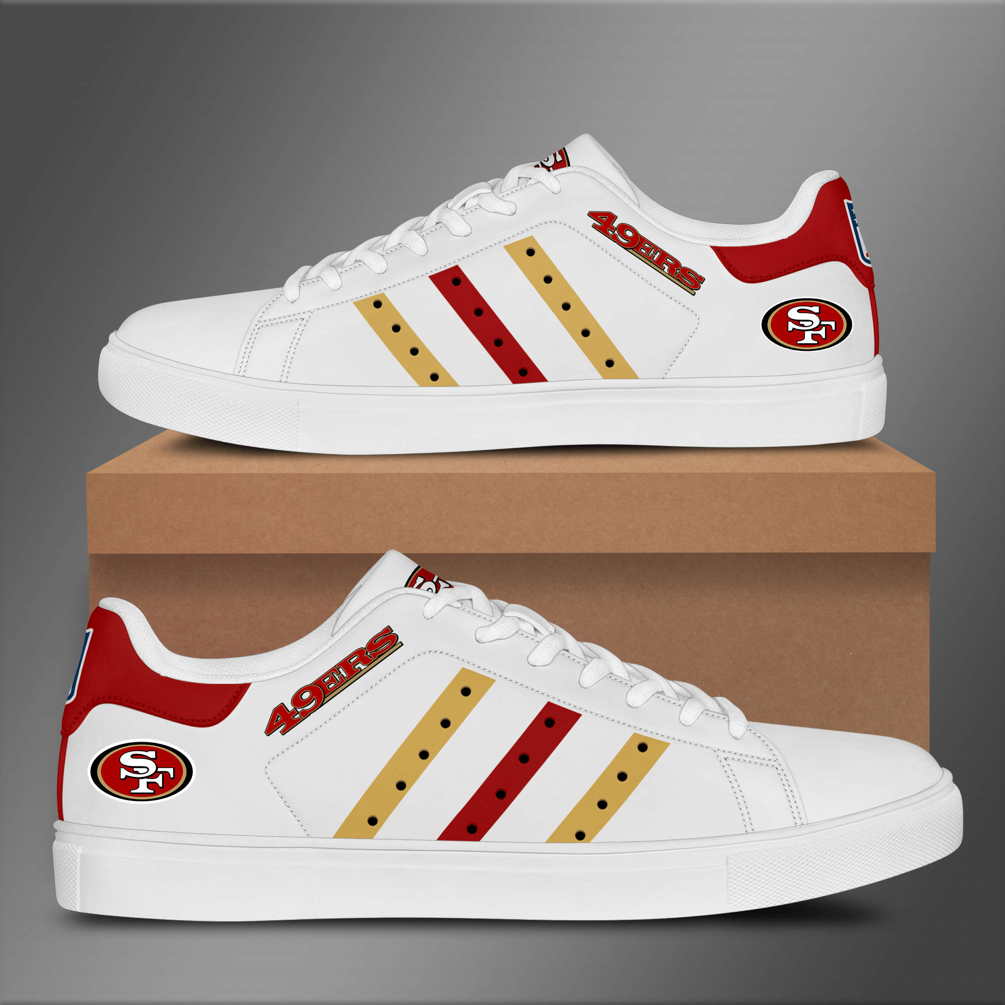 San Francisco 49Ers Stan Smith Shoes V4