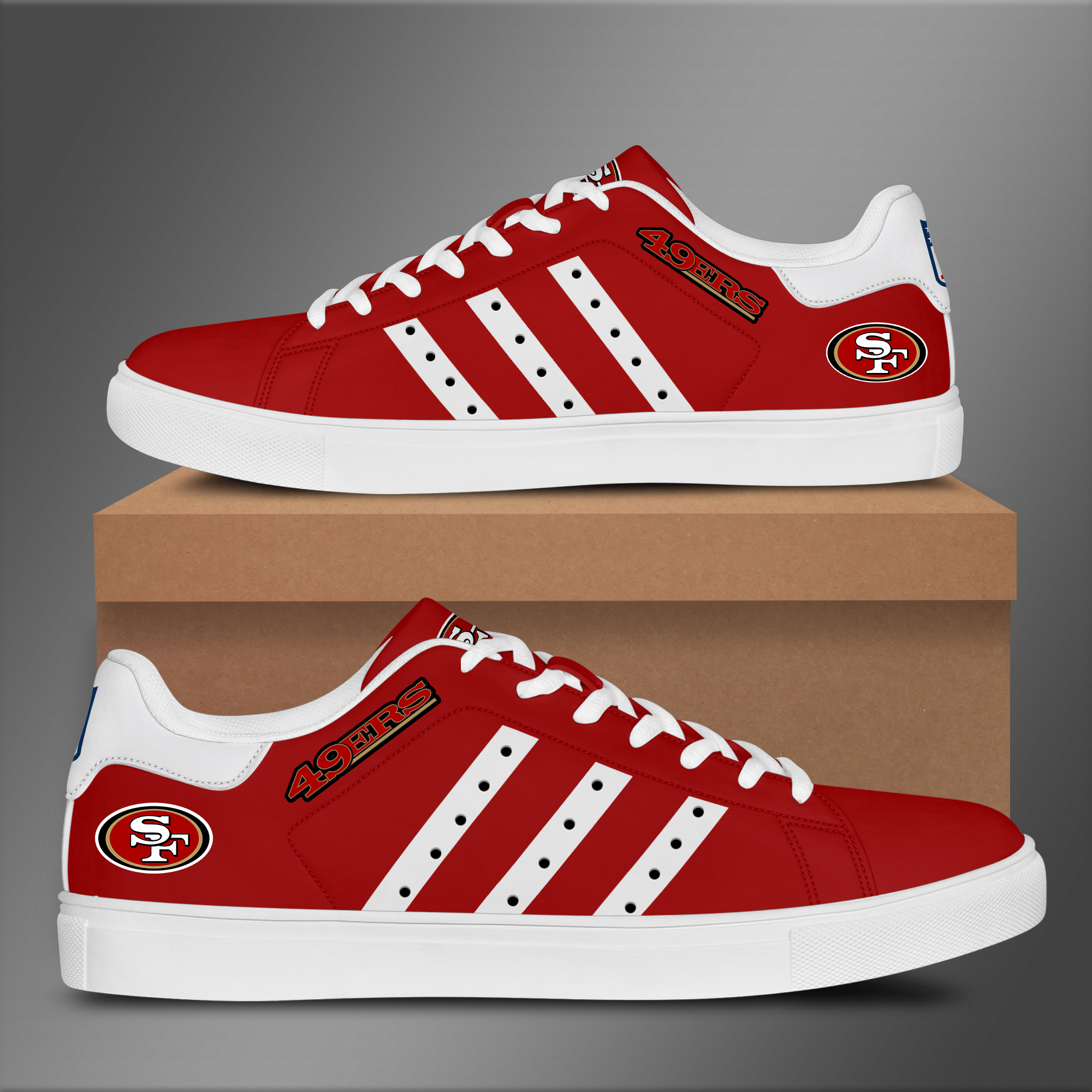 San Francisco 49Ers Stan Smith Shoes V5