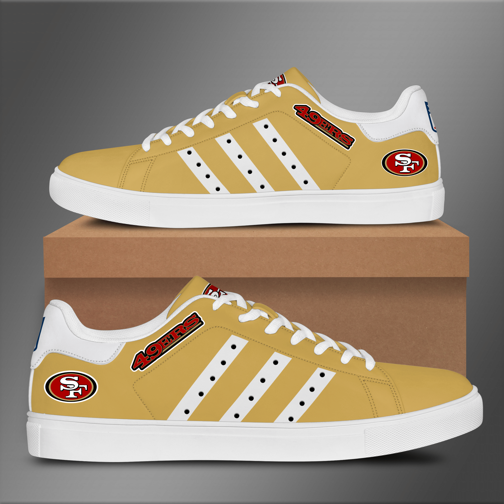 San Francisco 49Ers Stan Smith Shoes V8