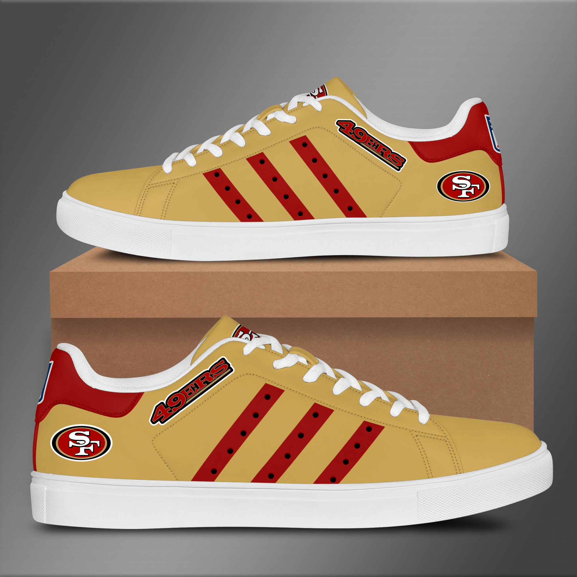 San Francisco 49Ers Stan Smith Shoes V9