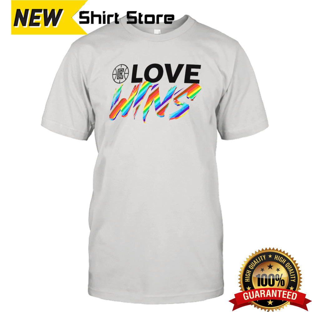 LA Clippers Love Wins T-shirt
