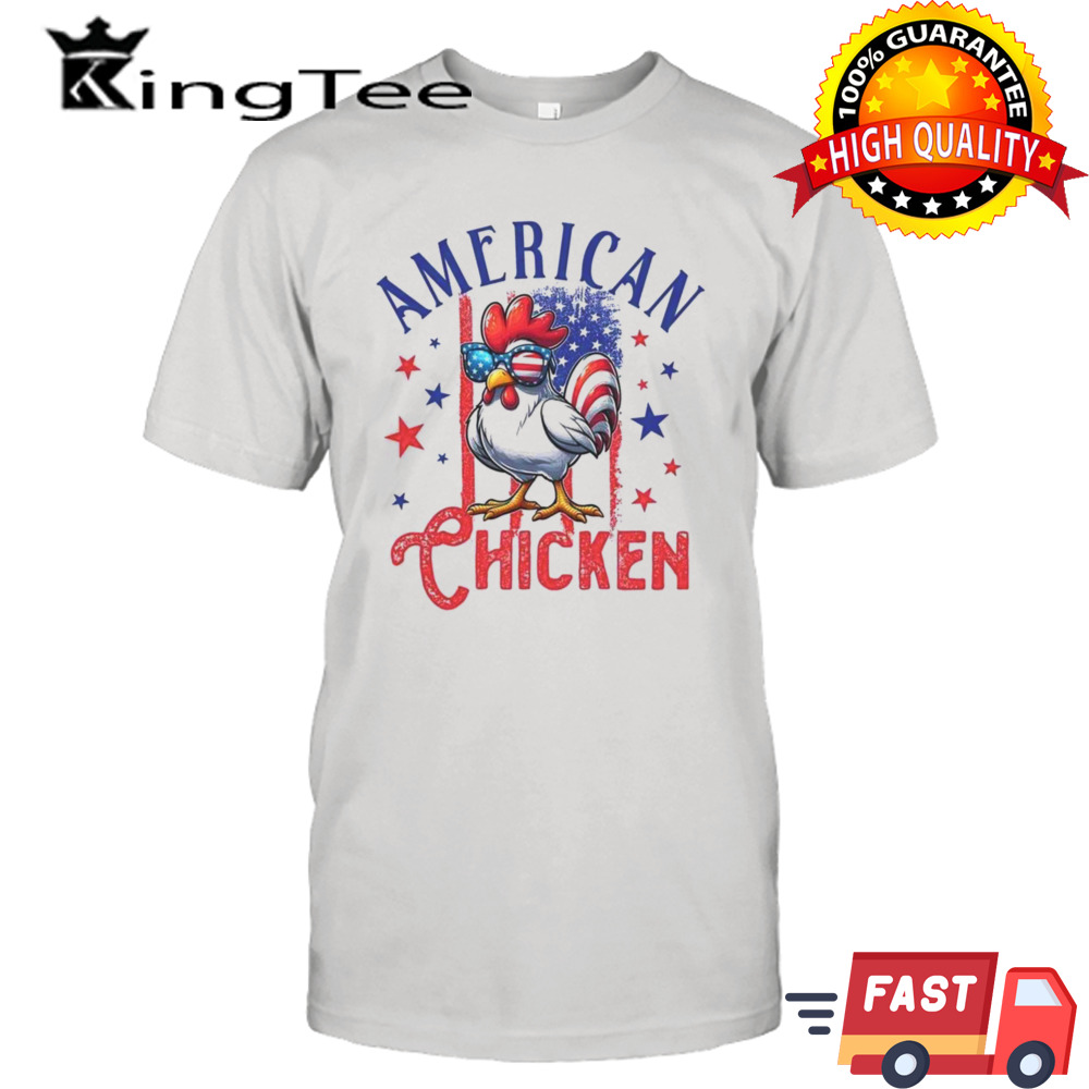 chicken 4th Of July Comfort T shirt