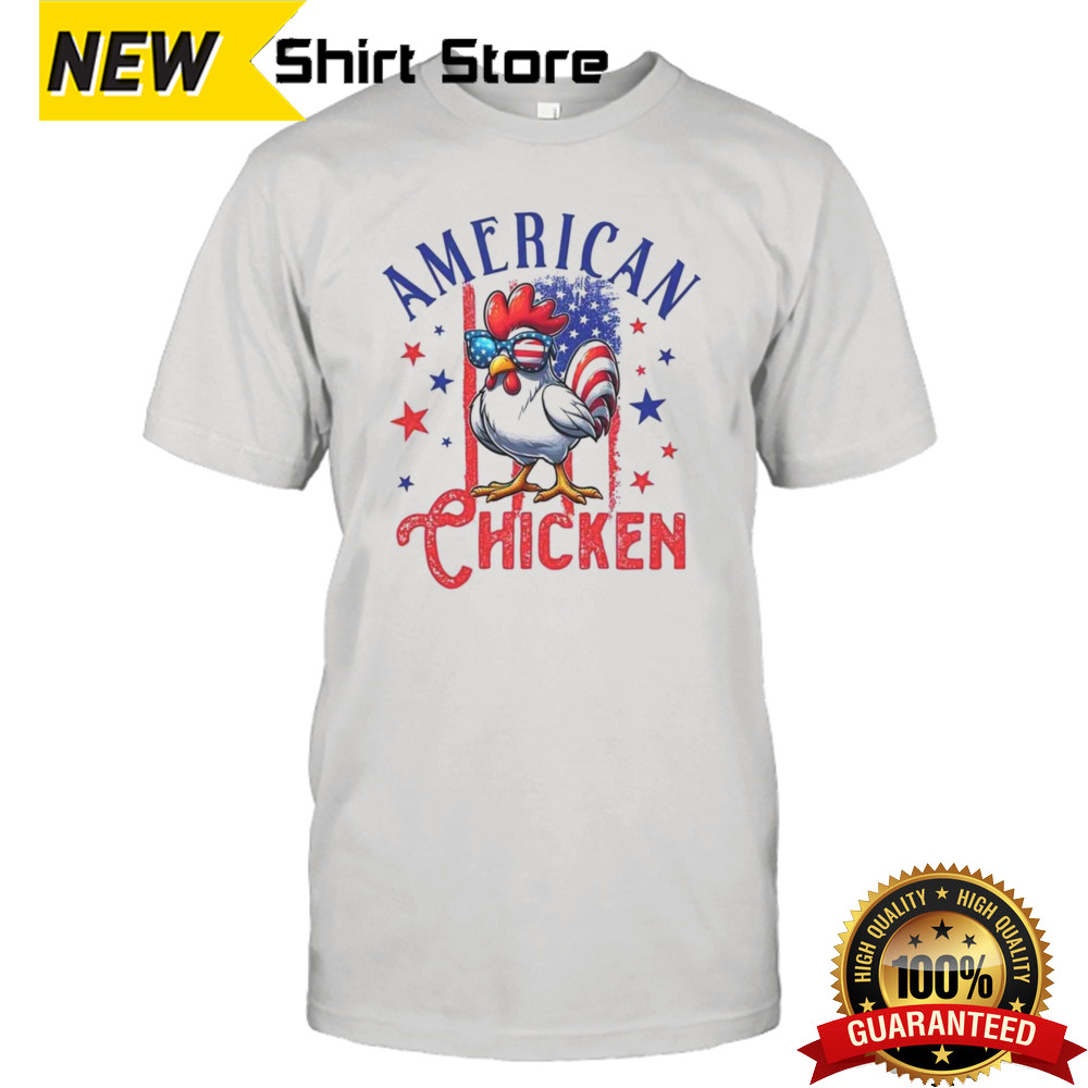 chicken 4th Of July Comfort T shirt