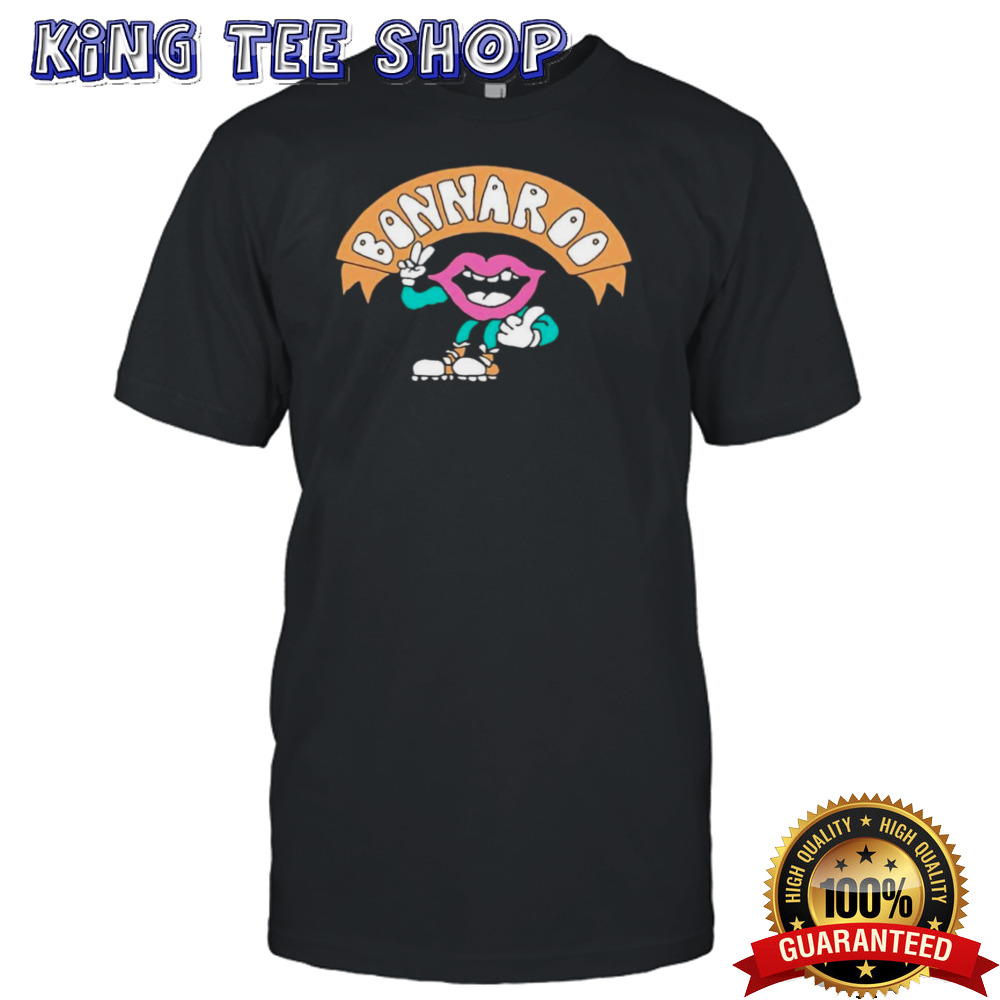 Bonnaroo lip funny music and art shirt