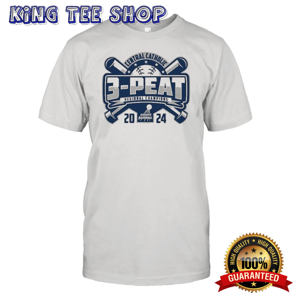 Central Catholic Knights 3-Peat Regional Champions 2024 T-Shirt