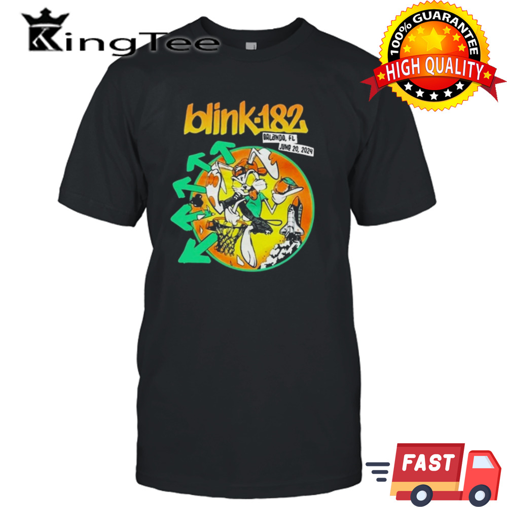 Blink-182 Orlando, Florida June 20 2024 Show Shirt