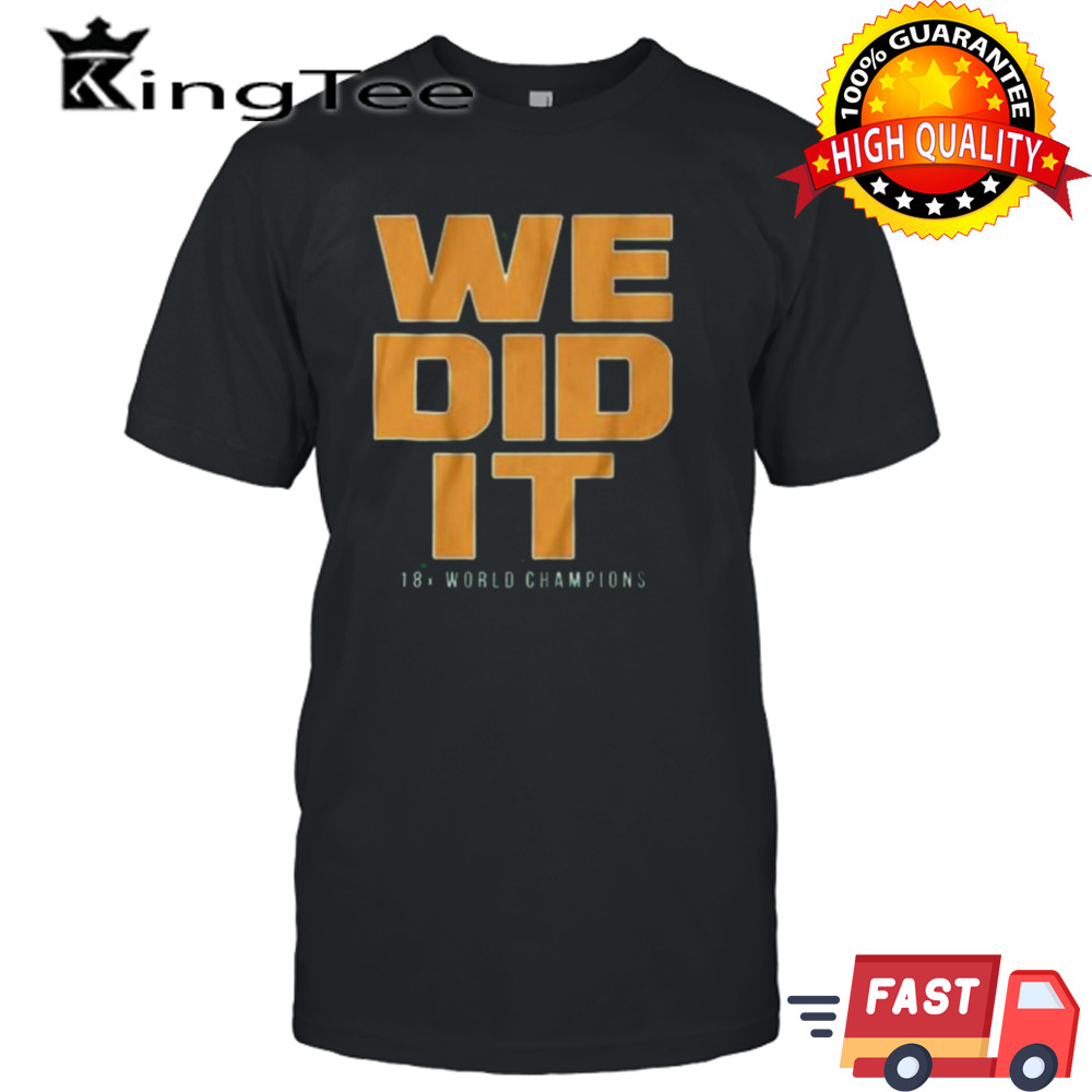 Boston Basketball We Did It Shirt