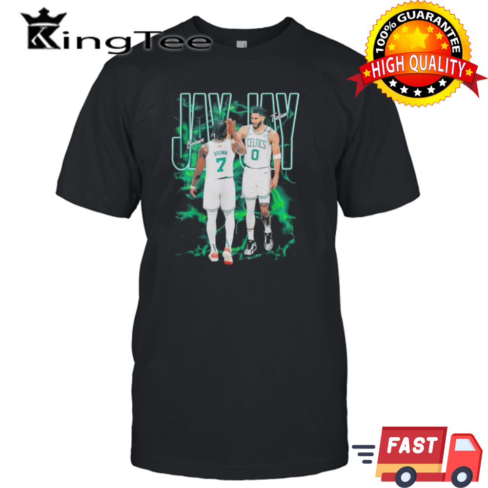 Jaylen Brown And Jayson Tatum JAY JAY Boston Champions Shirt