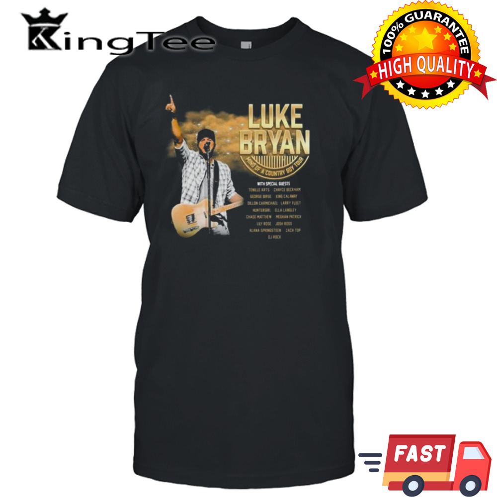 Luke Bryan Mind Of A Country Boy Tour Shirt